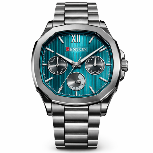 Fenton Steel Chain Analogue Watch