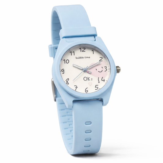 Analog Silicon Strap Watch For Girls