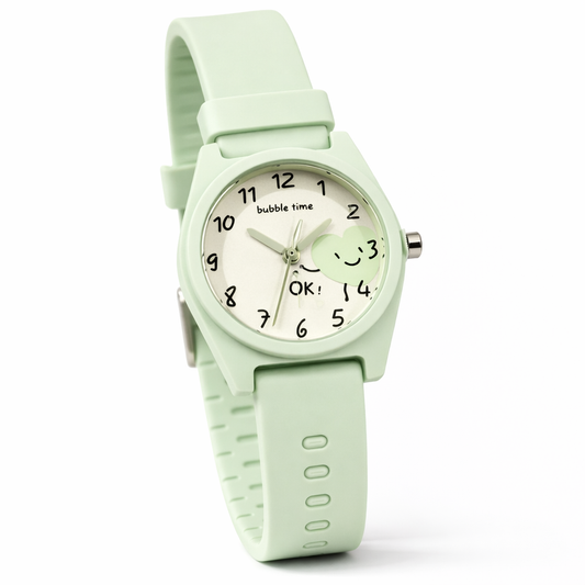 Analog Silicon Strap Watch For Girls