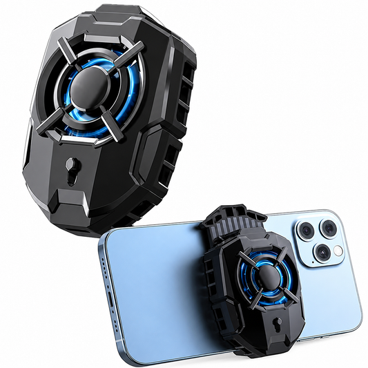 Phone Cooler With Blue Light Cooling Radiator For Gaming
