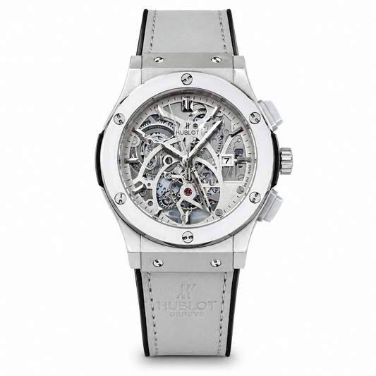 Hublot Leather Strap Watch