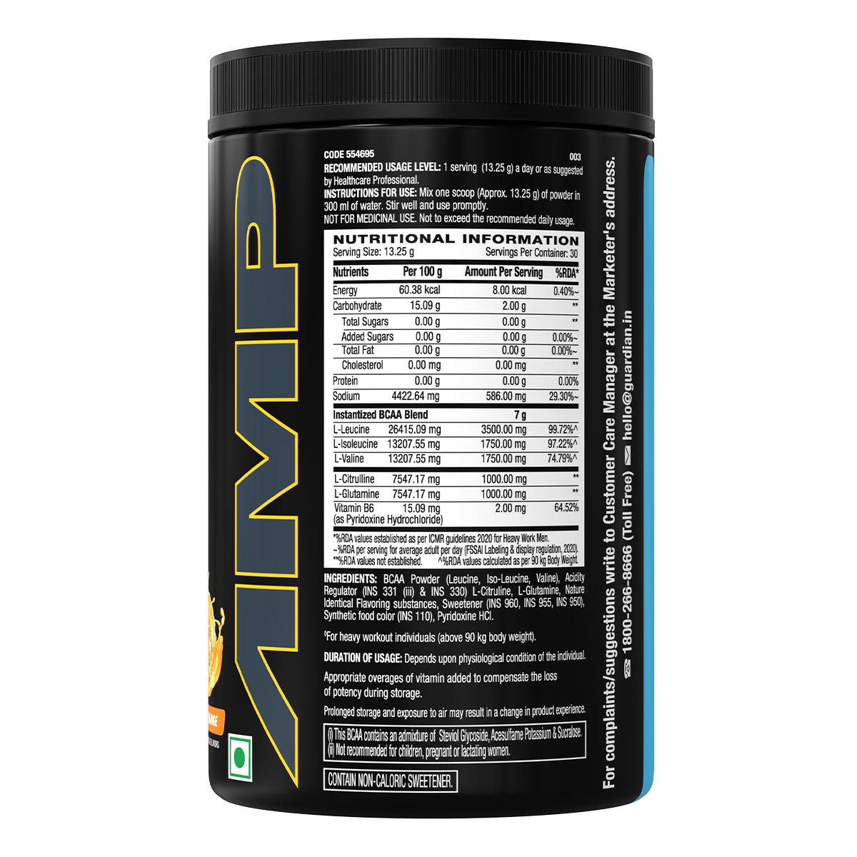 GNC AMP Gold Series BCAA Advanced | 400g | 30 Servings