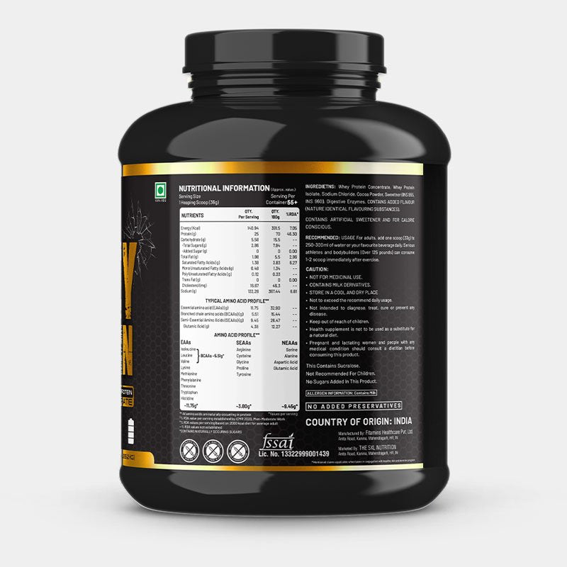5XL WHEY PROTEIN CONCENTRATE 2KG