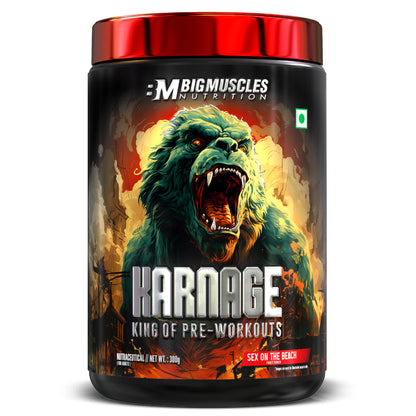 Big Muscle Karnage Red Pre workout 300gm
