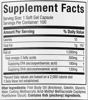 Muscletech™ Platinum 100% Omega Fish Oil