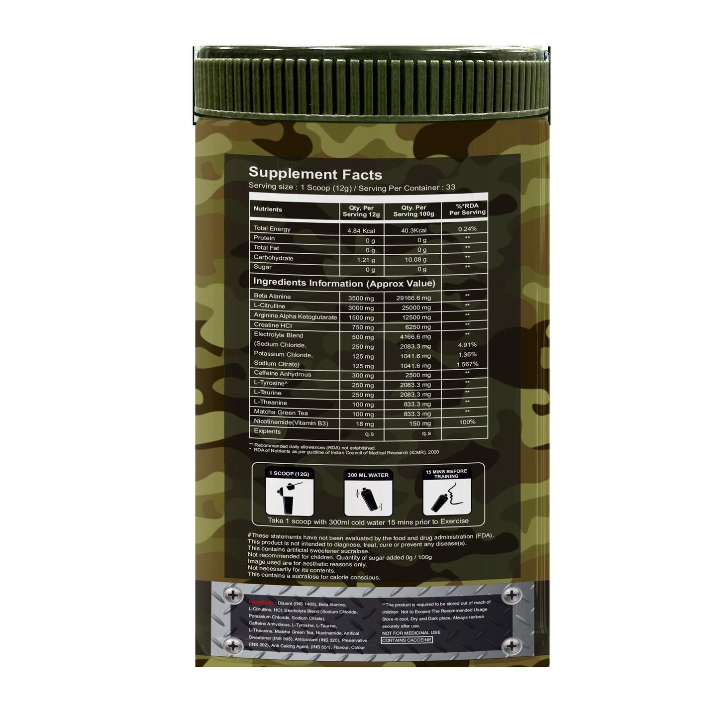 Bigflex Nuke Pre workout Powder (400 Gm)