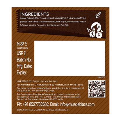 MuscleBlaze High Protein Oats